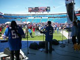 Buffalo Bills from stage