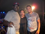 Ruben Brown and Pat Kaleta