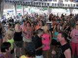 Crowd early